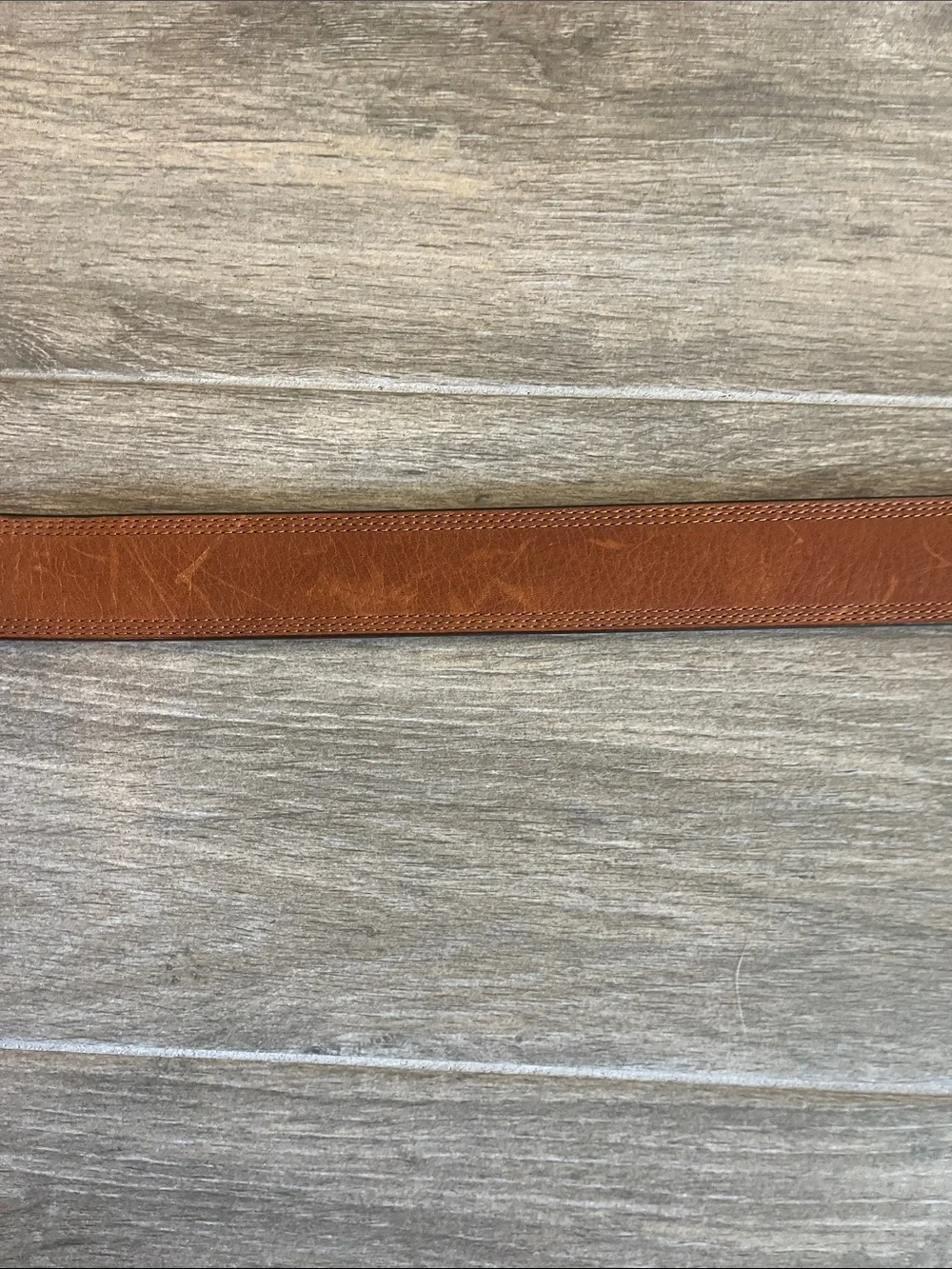 Ariat Brown Leather Belt with Silver Buckle